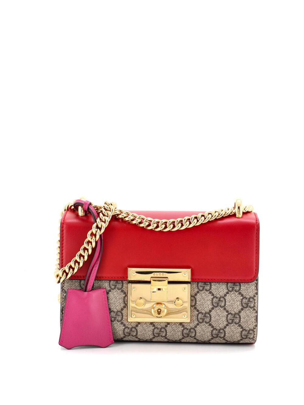 Gucci Padlock Shoulder Bag Gg Coated #374362G12B